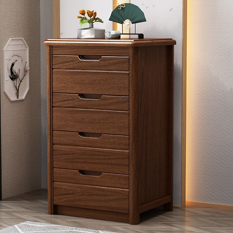 3 / 4 / 5 Drawers Lingerie Chest Vertical Solid Wood Storage Chest for Bedroom