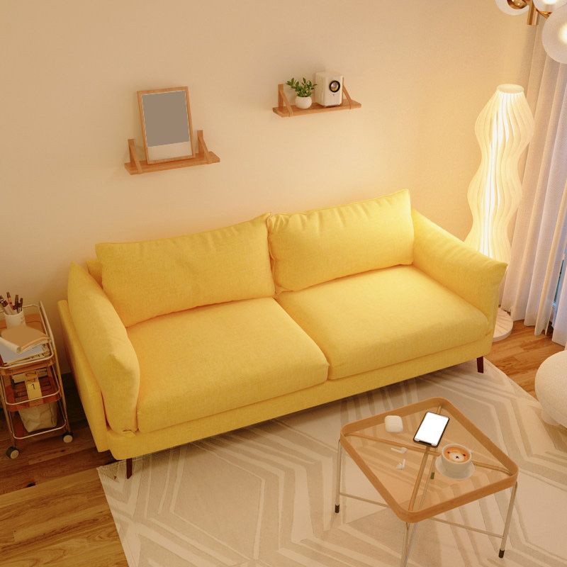 Pillow Top Arm Sofa 29.53" D x 27.56" H 3 -Seat Cushions Wooden Seating Clearhalo 'furn' 'furn_sofas' 'Furniture' 'furniture_sofas' 'kitchen' 'kitchen_sofas' 'Living Room Furniture' 'Sofa' 'sofas' 1200x1200_0ffc6a62-85b5-4941-9ade-02337dcd4c07