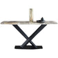 Minimalist Kitchen Gray Dining Table Sintered Stone Rectangle Dining Table with Pedestal Base Clearhalo ' dining_table' 'Dining Tables & Seating' 'Dining Tables' 'furn' 'furn_dining_table' 'Furniture' 'furniture_dining_table' 'Kitchen & Dining Furniture' 'kitchen&dining_furn' 'kitchen' 'kitchen_dining_table' 1200x1200_0ffe13e4-fa1f-4de8-a43e-a78dcef8ca3f