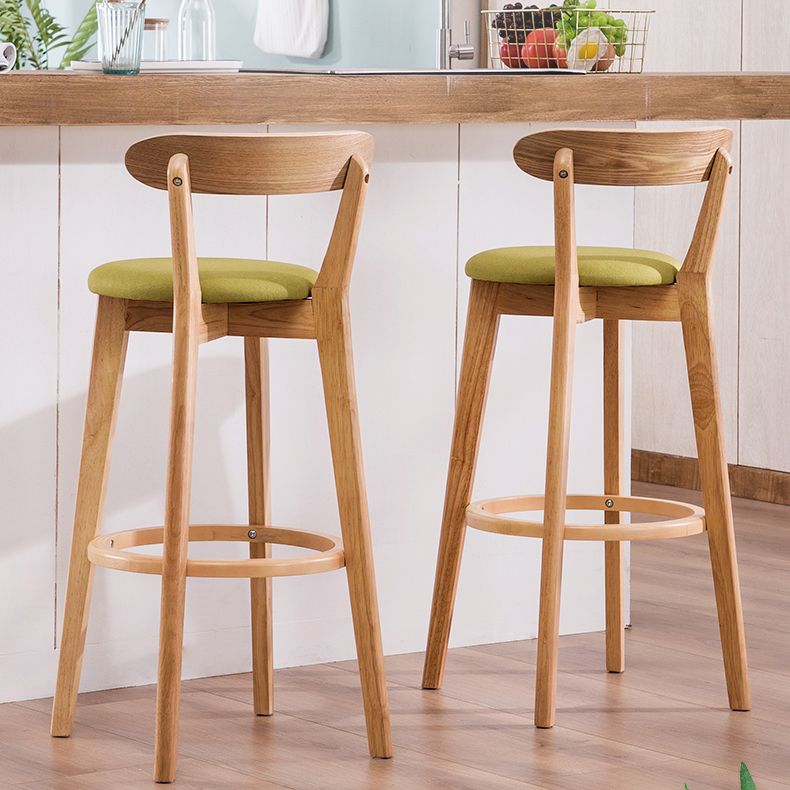 Contemporary Bar Stool Armless Wood Low Back Bar Stool with Footrest Clearhalo 'Bar Furniture' 'Bar Stools' 'bar_stools' 'furn' 'furn_bar_stools' 'furniture_bar_stools' 'Kitchen & Dining Furniture' 'kitchen&dining_furn' 'kitchen' 'kitchen_furn' Furniture' 1200x1200_0ffe32ee-b697-40fb-8e6c-191bead27d8d