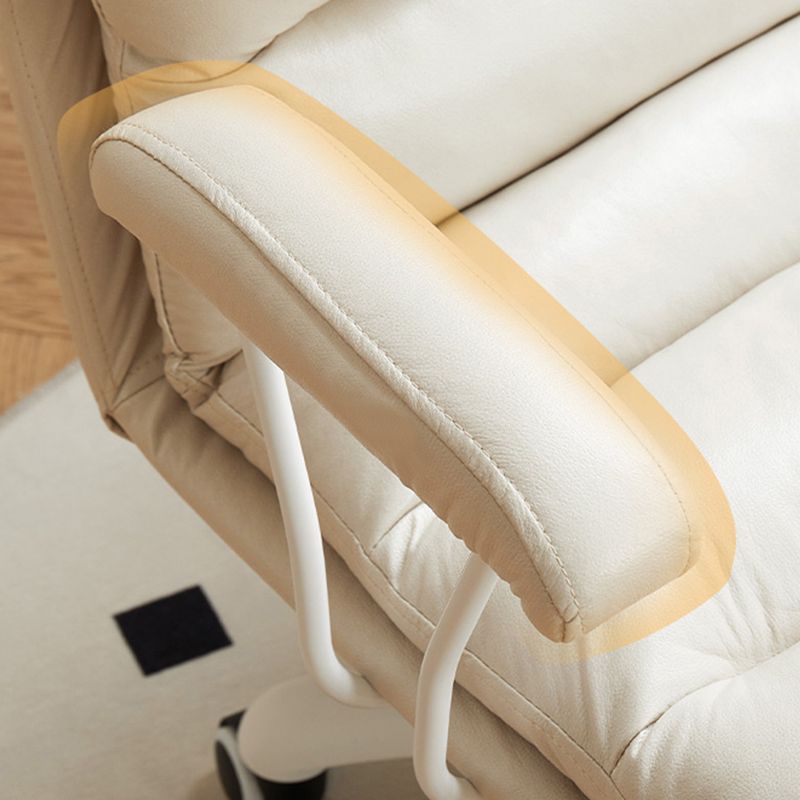 Silla de escritorio de brazos fijos modernos sin angustia silla de oficina ergonómica con ruedas