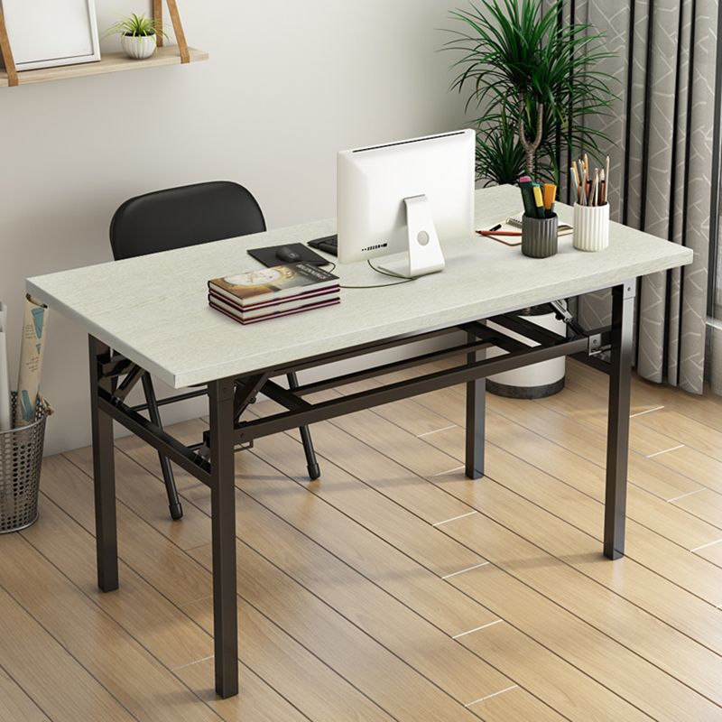 Contemporary Folding Parsons Base Writing Desk Home Office Desk,29.5" H Clearhalo 'furn' 'furn_office_desk' 'Furniture' 'Office Desks' 'Office Furniture' 'office_desk' 1200x1200_1002d957-feb3-4ec3-90a3-92381cc144df