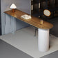 Industrial 1/2 Pieces Bar Table Set Rectangle Pine Wood Counter Table with High Stools Clearhalo 'Bar Furniture' 'furn' 'furn_home_bar_bar_sets' 'Furniture' 'Home Bars & Bar Sets' 'home_bar_bar_sets' 'Kitchen & Dining Furniture' 1200x1200_1002e2d6-925a-4139-808d-92fc8cf5dfd3