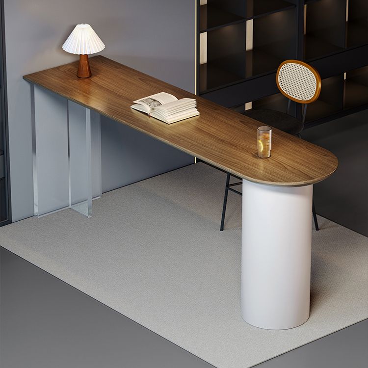 Industrial 1/2 Pieces Bar Table Set Rectangle Pine Wood Counter Table with High Stools Clearhalo 'Bar Furniture' 'furn' 'furn_home_bar_bar_sets' 'Furniture' 'Home Bars & Bar Sets' 'home_bar_bar_sets' 'Kitchen & Dining Furniture' 1200x1200_1002e2d6-925a-4139-808d-92fc8cf5dfd3