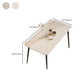 Rectangle Black Base Dining Table Modern Stone Table for Living Room Clearhalo 'Dining Tables & Seating' 'Dining Tables' 'dining_table' 'furn' 'furn_dining_table' 'Furniture' 'Kitchen & Dining Furniture' 1200x1200_10060dd1-b1a0-4d82-80bb-80ce58568aa3