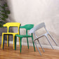 Modern Plastic Indoor-Outdoor Chair Home Stackable Open Back Dining Side Chair with Arm Clearhalo ' kitchen&dining_furn' 'Dining Chairs' 'Dining Tables & Seating' 'dining_chair' 'furn' 'furn_dining_chair' 'Furniture' 'furniture_dining_chair' 'Kitchen & Dining Furniture' 'kitchen' 1200x1200_10066888-e87c-4319-ba0f-f2a193c50917