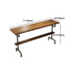 Industrial Pub Dining Set 1/4/7 Pieces Trestle Coffee Shop Wood Pub Table Set