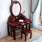 Solid Wood Makeup Vanity with 5 Drawers Traditional Make-up Vanity