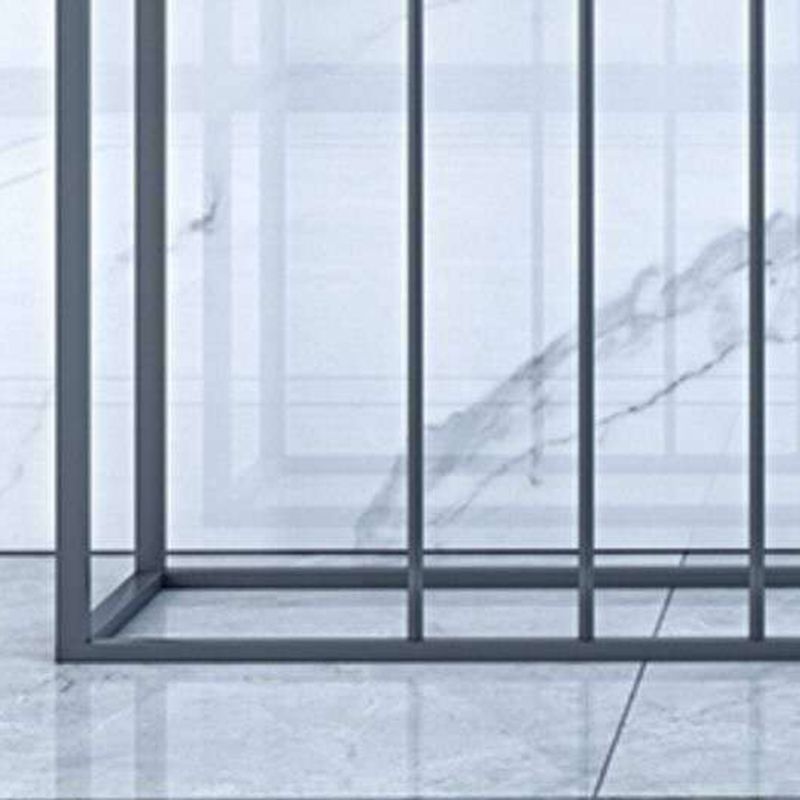 29.53 "Mesa de consola de hierro de acento moderno de 29.53" con 1 estante