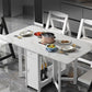 Contemporary Style Dining Site Table Drop-Leaf Dining Table for Dining Room Clearhalo ' dining_table' 'Dining Tables & Seating' 'Dining Tables' 'furn' 'furn_dining_table' 'Furniture' 'furniture_dining_table' 'Kitchen & Dining Furniture' 'kitchen&dining_furn' 'kitchen' 'kitchen_dining_table' 1200x1200_100b5d3a-9897-4980-a1d6-6254cf98b319