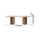 Rectangle Brown Modern Dining Table Solid Wood Table with Double Pedestal Base Clearhalo ' dining_table' 'Dining Tables & Seating' 'Dining Tables' 'furn' 'furn_dining_table' 'Furniture' 'furniture_dining_table' 'Kitchen & Dining Furniture' 'kitchen&dining_furn' 'kitchen' 'kitchen_dining_table' 1200x1200_100c99d1-8f62-45c7-b4c4-b8b1cfaac3a0