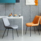 Glam Style Side Chair Faux Leather Gold Frame Dining Chair for Home Clearhalo 'Dining Chairs' 'Dining Tables & Seating' 'dining_chair' 'furn' 'furn_dining_chair' 'Furniture' 'Kitchen & Dining Furniture' 1200x1200_100d8a7a-514b-4942-9e10-9e663dc608d8