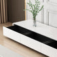 Console multimédia TV moderne en bois, support de rangement fermé pour salon