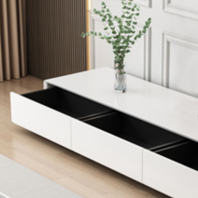 Console multimédia TV moderne en bois, support de rangement fermé pour salon