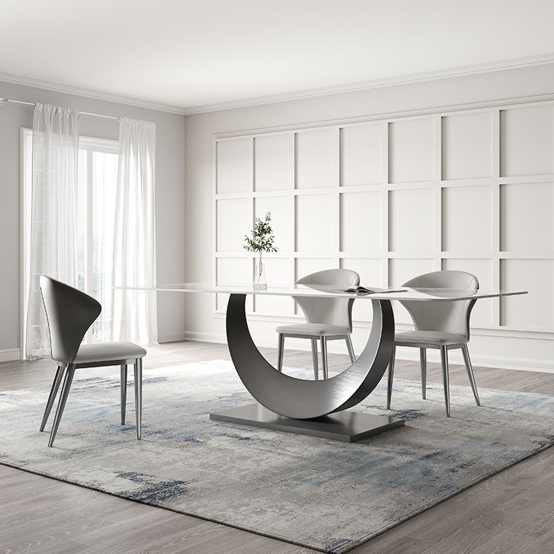 1/3/4/5/7/8 Pcs Sintered Stone Dining Table Set Pedestal Dining Table Clearhalo 'Dining Room Sets' 'Dining Tables & Seating' 'dining_room_set' 'furn' 'furn_dining_room_set' 'Furniture' 'furniture_dining_room_set' 'Kitchen & Dining Furniture' 1200x1200_1011af13-c985-4634-884b-7ddda627af3b