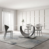 1/3/4/5/7/8 Pcs Sintered Stone Dining Table Set Pedestal Dining Table Clearhalo 'Dining Room Sets' 'Dining Tables & Seating' 'dining_room_set' 'furn' 'furn_dining_room_set' 'Furniture' 'furniture_dining_room_set' 'Kitchen & Dining Furniture' 1200x1200_1011af13-c985-4634-884b-7ddda627af3b