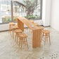 1/5/9 Pieces Luxurious Rectangular Pub Table Set Wooden Counter Table with Backless Stools Clearhalo 'Bar Furniture' 'furn' 'furn_home_bar_bar_sets' 'Furniture' 'Home Bars & Bar Sets' 'home_bar_bar_sets' 'Kitchen & Dining Furniture' 1200x1200_1014b5d2-9c83-442c-b32e-0d63509acbd6
