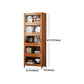 Brown Modern Standard Bookcase Manufactured Wood Bookcase with Door for Home Clearhalo 'Bookcases' 'furn' 'furn_bookcases' 'Furniture' 'furniture_bookcases' 'kitchen' 'kitchen_bookcases' 'Living Room Furniture' 'Office Furniture' 1200x1200_101bf5e2-dafa-4692-bd74-e3e30e7981f8