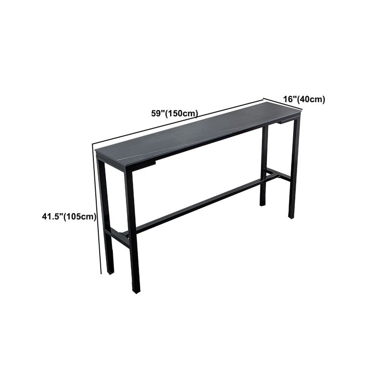 Tavolo da bar in stile in stile contemporaneo tavolo da pranzo con poggiapiedi