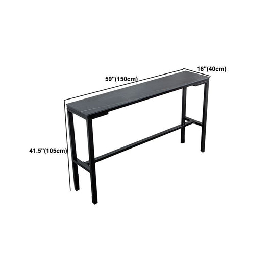 Tavolo da bar in stile in stile contemporaneo tavolo da pranzo con poggiapiedi