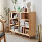 Contemporary Pine Solid Wood Bookcase Closed Back Bookshelf for Home Clearhalo 'Bookcases' 'furn' 'furn_bookcases' 'Furniture' 'furniture_bookcases' 'Office Furniture' 1200x1200_102108c0-8663-45e2-959c-6dd3642b07c4
