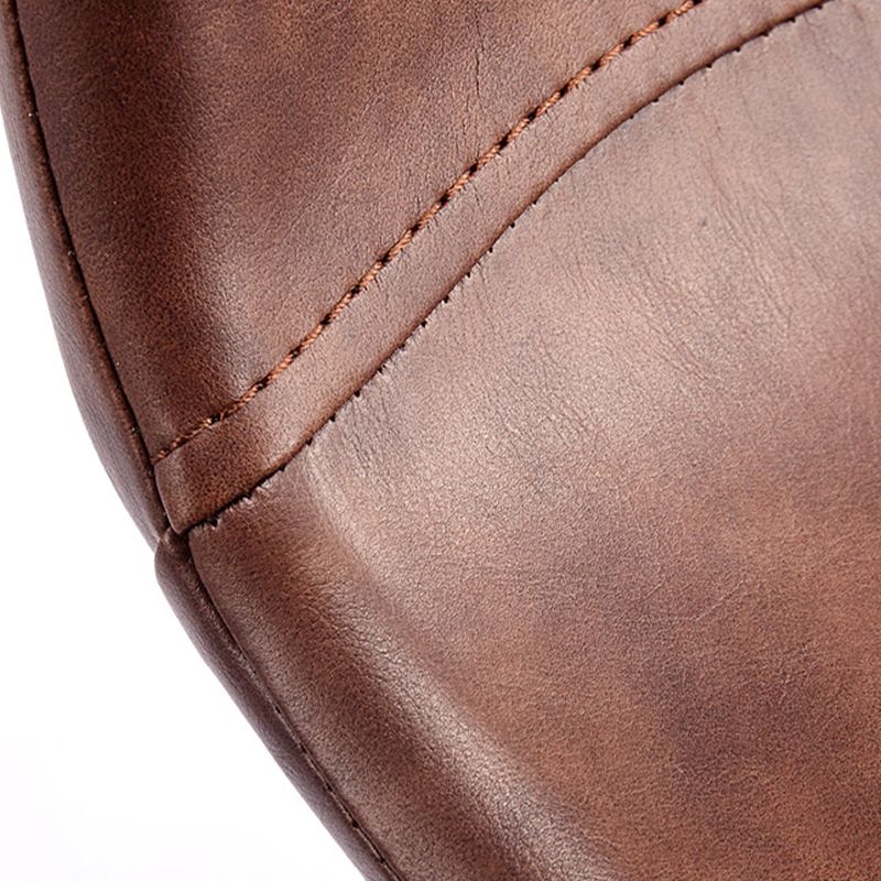 Black Metal Base Bar and Counter Stool Industrial Style Indoor Stool Clearhalo 'Bar Furniture' 'Bar Stools' 'bar_stools' 'furn' 'furn_bar_stools' 'Furniture' 'Kitchen & Dining Furniture' 1200x1200_1021c4c2-d427-4e07-8830-2830a030f14a