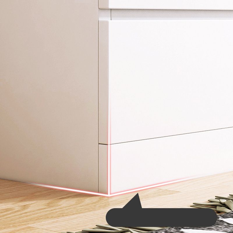 Coffre de rangement en bois pour chambre à coucher contemporaine, coffre vertical avec tiroirs