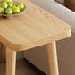 Moderne massief houten bartafel, rechthoekige eettafel voor de keuken