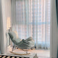 Modern Rocking Chair Solid Wood Rocker Chair with Light Legs