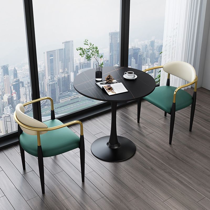 Industrial Open Back Chairs Dining Arm Chair for Kitchen with Metal Legs Clearhalo 'Dining Chairs' 'Dining Tables & Seating' 'dining_chair' 'furn' 'furn_dining_chair' 'Furniture' 'furniture_dining_chair' 'Kitchen & Dining Furniture' 1200x1200_1027c6df-be73-489a-928b-0d052356224e