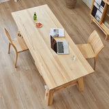 Industrial Khaki Rectangle Dining Table Standard Solid Wood Dining Table with Trestle Base Clearhalo ' dining_table' 'Dining Tables & Seating' 'Dining Tables' 'furn' 'furn_dining_table' 'Furniture' 'furniture_dining_table' 'Kitchen & Dining Furniture' 'kitchen&dining_furn' 'kitchen' 'kitchen_dining_table' 1200x1200_1027f27b-c50d-4f17-9717-b23491e3b6ea