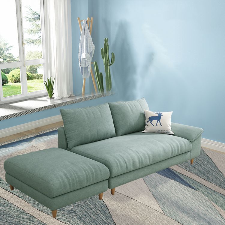 Modern Faux Leather and Linen Chaise Lounge Solid Color Chaise Lounge Clearhalo 'Chairs & Seating' 'Chaise Lounge' 'chaise_lounge' 'furn' 'furn_chaise_lounge' 'Furniture' 'Living Room Furniture' 1200x1200_1027fb01-1db8-426a-9ef8-713a2907c887