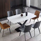 Simplicity Style Furniture Rectangle Stone Dining Room Table for Kitchen