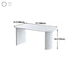 Contemporary Style Furniture Double Pedestal Dining Site Table for Dining Room Clearhalo ' dining_table' 'Dining Tables & Seating' 'Dining Tables' 'furn' 'furn_dining_table' 'Furniture' 'furniture_dining_table' 'Kitchen & Dining Furniture' 'kitchen&dining_furn' 'kitchen' 'kitchen_dining_table' 1200x1200_102ab29f-28f3-4064-af44-d544f4ef6c66