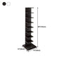 Contemporary 13.77" Wide Bookshelf Wood Geometric Shelf Bookcase Clearhalo 'Bookcases' 'furn' 'furn_bookcases' 'Furniture' 'Office Furniture' 1200x1200_102b0393-373f-4ccb-8d94-29211b3afc12