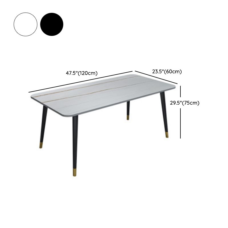 Modern 1/5/6/7 stukken Dinerset rechthoekige stenen eettafel voor eetkamer keuken