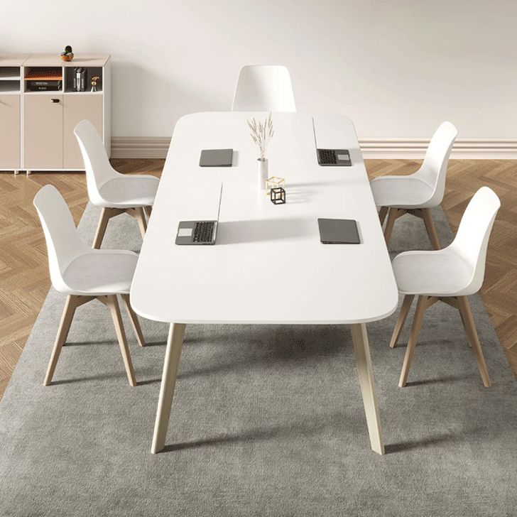 Contemporary Writing Desk Manufactured Wood Base Desk for Office Clearhalo 'furn' 'furn_office_desk' 'Furniture' 'Office Desks' 'Office Furniture' 'office_desk' 1200x1200_102b0a42-f13a-479f-b6a3-a02ebefd8424