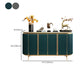 Sideboard di marmo in finta fusione a buffet in stile contemporaneo con armadi