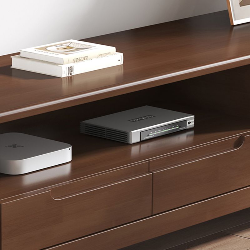 Solid Wood Media Console TV Stand Modern TV Stand Console with Drawers Clearhalo 'furn' 'furn_tv_stands_entertainment_centers' 'Furniture' 'Living Room Furniture' 'TV Stands & Entertainment Centers' 'TV Stands & Media Storage Furniture' 'tv_stands_entertainment_centers' 1200x1200_102d3f9c-e643-4e75-b39b-d492f5c89359