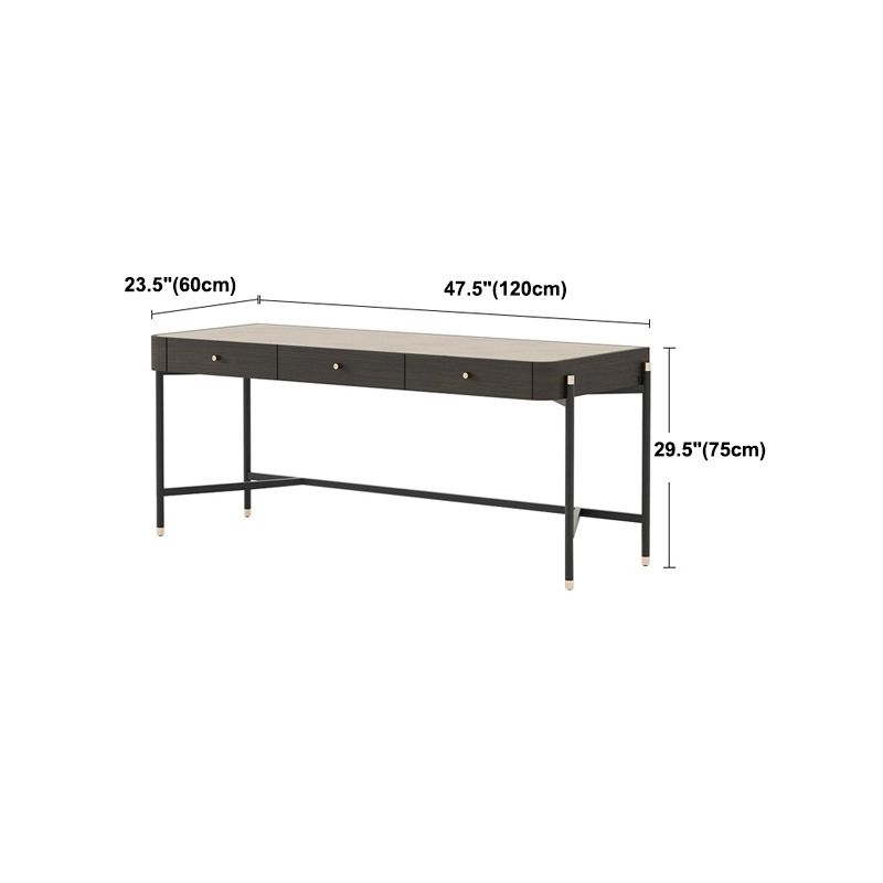 H-vorm schrijfbureau met 3 laden Office Desk Glam voor kantoor