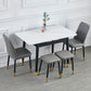 Contemporary Rectangle Dining Room Table White Sintered Stone Table with 4 Legs Clearhalo ' dining_table' 'Dining Tables & Seating' 'Dining Tables' 'furn' 'furn_dining_table' 'Furniture' 'furniture_dining_table' 'Kitchen & Dining Furniture' 'kitchen&dining_furn' 'kitchen' 'kitchen_dining_table' 1200x1200_10387a3d-d073-49b5-ae74-c0b339c523aa