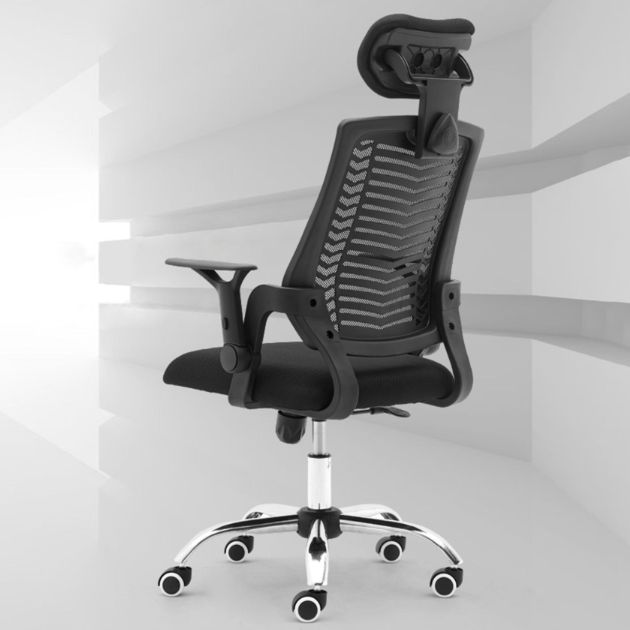 Contemporary Adjustable Arms Office Chair Mesh-back Task Chair for Office Clearhalo 'furn' 'furn_office_chair' 'Furniture' 'Office Chairs' 'Office Furniture' 'office_chair' 1200x1200_103a2626-db4d-4644-9e29-e5cbb63ea955