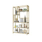 Contemporary Etagere Bookshelf Iron Frame White Manufactured Wood Shelf Bookcase Clearhalo 'Bookcases' 'furn' 'furn_bookcases' 'Furniture' 'furniture_bookcases' 'Office Furniture' 1200x1200_103d1946-839e-4df9-9c28-d9a294b980e4