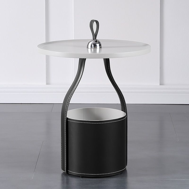 Piedistale in legno modernistico con tavolino del soggiorno rotondo