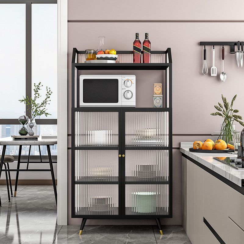 Server contemporaneo porte in metallo server da pranzo con porte per soggiorno