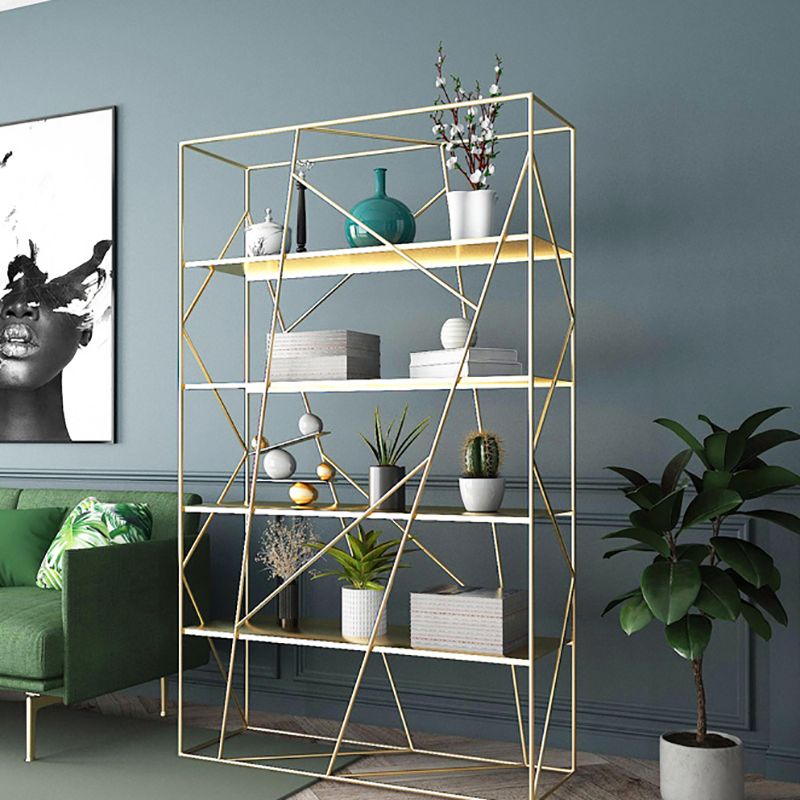 Libreria etagere industriale Metal 4 mensole aperte libreria