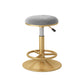 Nordic Glam Liftable Bar Stool Round Counter Bar Stool with Metal Legs Clearhalo 'Bar Furniture' 'Bar Stools' 'bar_stools' 'furn' 'furn_bar_stools' 'Furniture' 'furniture_bar_stools' 'Kitchen & Dining Furniture' 1200x1200_1040e925-f95b-4d56-a2f3-5ae81a4e644e