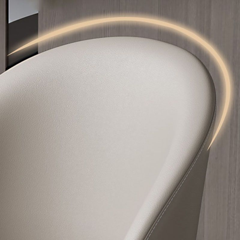 Contemporary Style Dining Chair Armless Chair with Metal Legs Clearhalo 'Dining Chairs' 'Dining Tables & Seating' 'dining_chair' 'furn' 'furn_dining_chair' 'Furniture' 'furniture_dining_chair' 'Kitchen & Dining Furniture' 1200x1200_10437495-14d3-4f77-892f-5546359eccc7