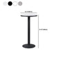 Glam Round Stone Bar Table Set 1/2/3/4 Pièces Table de comptoir avec tabourets hauts
