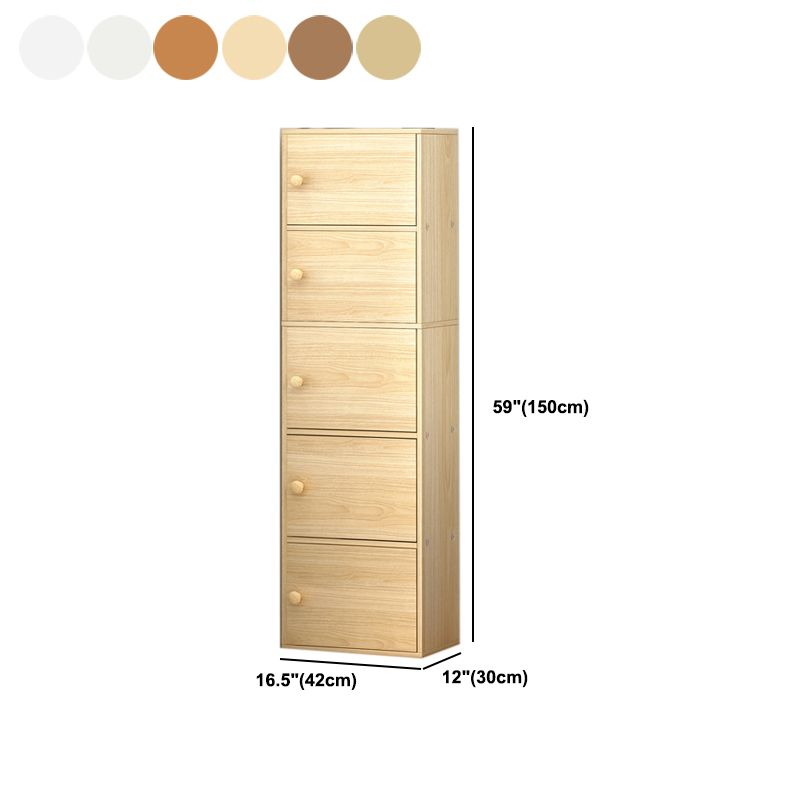 Bibliothèque arrière fermée contemporaine de 11,8 pouces de large pour la chambre à coucher